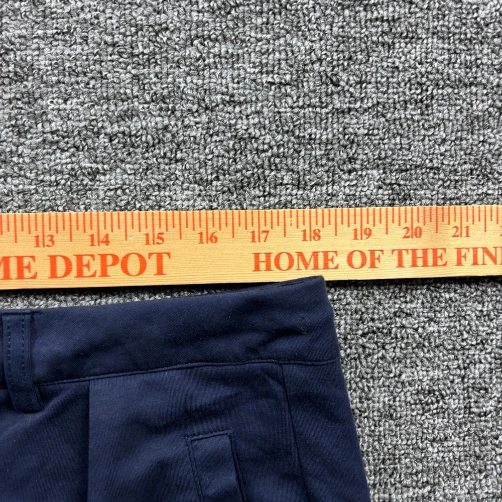 Athleisure YoungLA Navy Blue Performance Preppy Chino Shorts Size XL